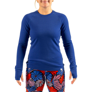 Women's Wild Rye Evie Raglan Top 2025 in Blue size 4 | Wool/Micron