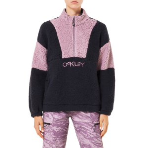 Women's Oakley TNP Ember Half Zip RC Fleece 2025 Toadstool/ in Black size 2X-Large
