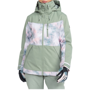 Women's Roxy Presence Parka Jacket 2025 in Green size X-Small