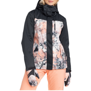 Women's Roxy Jetty Block Jacket 2025 in Pink size X-Small | Polyester
