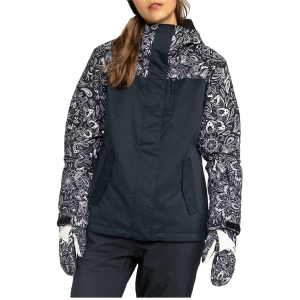 Women's Roxy Jetty Block Jacket 2025 in Black size X-Small | Polyester