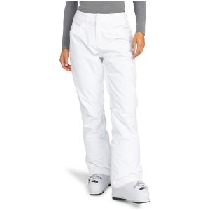 Women's Roxy Backyard Pants 2025 in White size X-Large | Polyester
