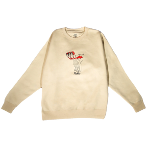 Public Snowboards Dipper Crew Men's 2024 Khaki in White size Small