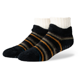 Stance Cozy Slipper Socks 2024 in Black size Medium | Nylon/Elastane/Polyester