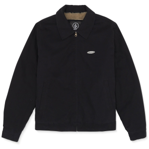 Volcom Voider Lined Jacket Men's 2024 in Black size Medium | Cotton/Polyester