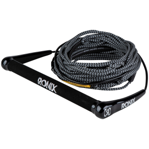 Ronix Combo 3.0 Hide Grip Wakeboard Handle + 70 ft Mainline 2025 in Black