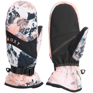 Women's Roxy Jetty Mittens 2025 in Pink size Medium