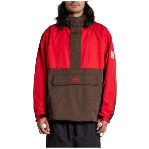 Autumn Cascade Anorak Jacket Men's 2024 in Red size Large | Nylon/Cotton