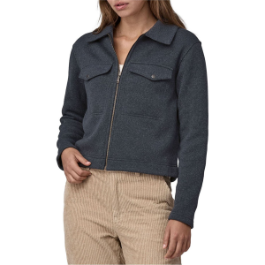 Women's Patagonia Better Sweater Zippered Chore Jacket 2025 in Blue size Medium | Polyester