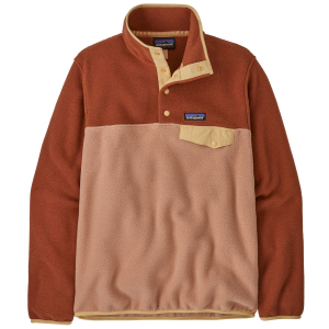 Women's Patagonia Lightweight Synchilla Snap-T Pullover Fleece 2024 in Orange size Small | Nylon/Polyester