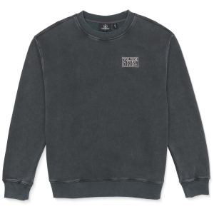 Volcom Backwash Crew Men's 2024 in Black size Small | Cotton/Polyester