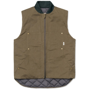 Deso Hard Chore Vest Men's 2024 in Green size Small | Nylon/Cotton/Polyester