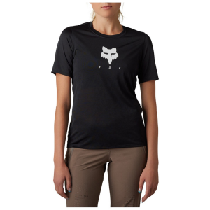 Women's Fox Racing Ranger TruDri Short-Sleeve Jersey 2023 in Black size Medium | Polyester