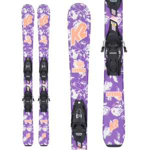 Kid's K2 Luv Bug Skis + FDT 4.5 BindingsKids' 2023 size 124