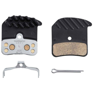 Shimano H03C-MF Disc Brake Pads with Fins 2025 in Black