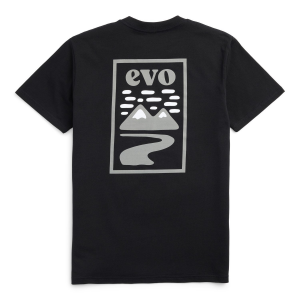 evo Alpenglow T-Shirt Unisex 2024 in Black size Large | Cotton