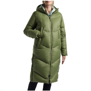 Women's Burton Long Down Parka Jacket 2025 in Green size Small | Nylon