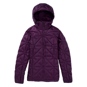 Women's Burton AK Baker Down Hooded Jacket 2025 in Purple size Large | Nylon