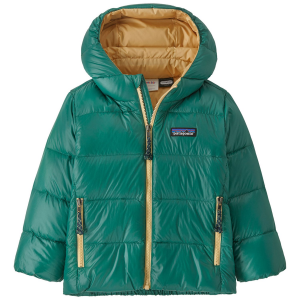 Kid's Patagonia Hi-Loft Down Sweater Hoodie Toddlers' 2023 in Green size 4T | Nylon/Spandex/Polyester