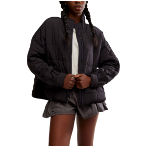 Women's Free People Pippa Packable Puffer Jacket 2024 in Black size Small | Nylon