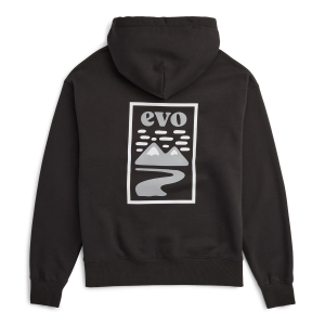 evo Alpenglow Hoodie Unisex 2024 in Black size Large | Cotton/Polyester