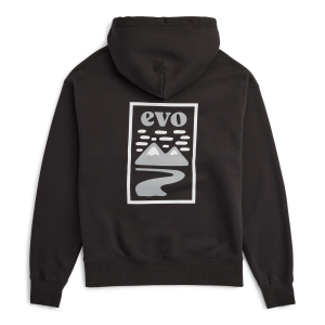 evo Alpenglow Hoodie Unisex 2024 in Black size X-Large | Cotton/Polyester