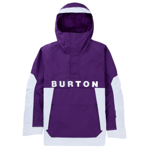 Burton Frostner Anorak Jacket 2025 in Purple size Small | Nylon/Polyester