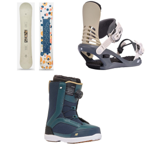 Women's K2 First Lite Snowboard 2025 - 138 Package (138 cm) + M Womens in Grey size 138/M