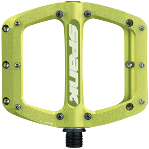 Spank Spoon 110 Pedals 2025 in Green size 110mm | Aluminum