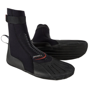 O'Neill 3mm Heat Round Toe Wetsuit Boots 2026 in Black size 7
