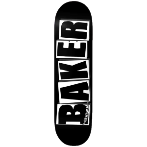 Baker Brand Logo BLK/WHT Skateboard Deck 2026 size 8.475