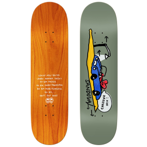 Krooked Sandoval I Ride Skateboard Deck 2026 size 8.62