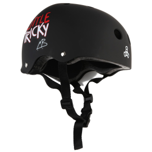Kid's Triple 8 Little Tricky Jr. Skateboard Helmet 2026 in Black