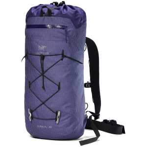 Arc'teryx Alpha FL 20 Backpack 2026 in Purple size Regular | Nylon