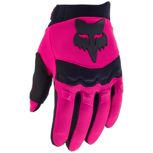 Kid's Fox Racing Dirtpaw Bike Gloves 2025 in Pink size Ym | Nylon/Elastane/Rubber