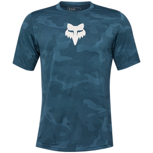 Fox Racing Ranger TruDri Short-Sleeve Jersey 2025 in Blue size Medium | Polyester