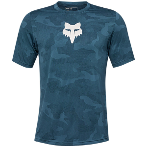 Fox Racing Ranger TruDri Short-Sleeve Jersey 2025 in Blue size Small | Polyester