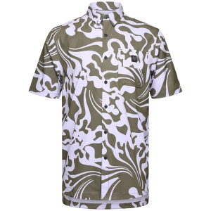 Fox Racing Ranger Short-Sleeve Woven Jersey 2025 in Green size 2X-Large | Polyester