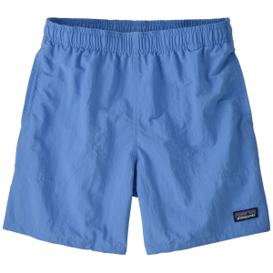 Kid's Patagonia Baggies 5in Lined Shorts 2025 in Green size Large | Nylon/Polyester/Plastic