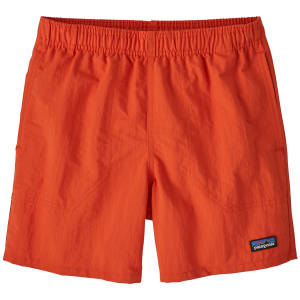 Kid's Patagonia Baggies 5in Lined Shorts 2025 in Red size X-Large | Nylon/Polyester/Plastic
