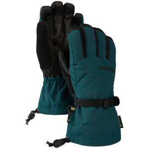 Women's Burton Deluxe GORE-TEX Gloves 2025 in Green size Medium | Leather