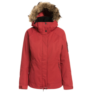 Women's Roxy Meade Jacket 2023 in Red size 2X-Large | Polyester