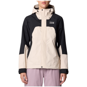 Women's Mountain Hardwear Dry Times(TM) Hooded Jacket 2025 in Khaki size X-Large | Nylon