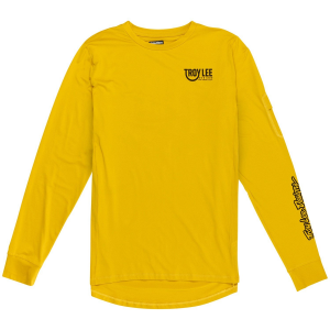 Troy Lee Designs Ruckus Long-Sleeve Ride T-Shirt 2025 in Yellow size X-Large | Polyester