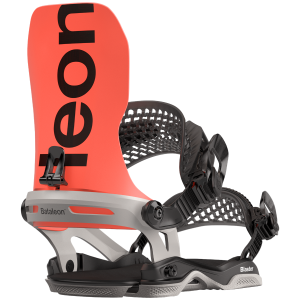 Bataleon Blaster Asymwrap Snowboard Bindings 2024 in Red size Medium/Large | Nylon/Aluminum