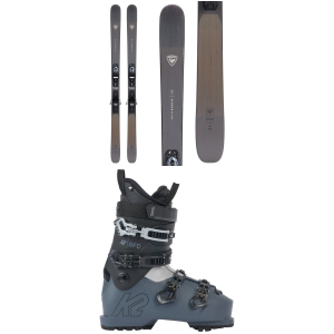 Rossignol Sender 90 Pro Skis + Xpress 10 Bindings 2024 - 130 Package (130 cm) + 25.5 M's Alpine Ski Boots size 130/25.5 | Aluminum