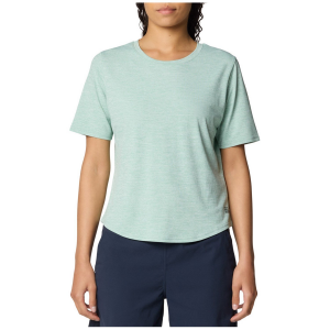Women's Mountain Hardwear Sunblocker(TM) Short Sleeve Shirt 2025 in Blue size Medium | Polyester