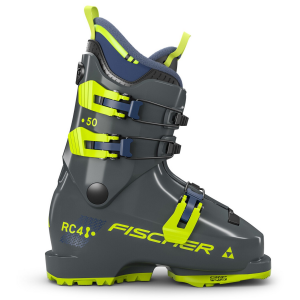 Kid's Fischer RC4 50 Jr Ski BootsKids' 2025 /Rubber size 22.5 | Aluminum/Rubber