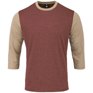 Flylow Nash 3/4 Shirt 2025 in Red size Small | Spandex/Polyester