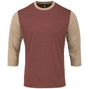 Flylow Nash 3/4 Shirt 2025 in Red size X-Large | Spandex/Polyester